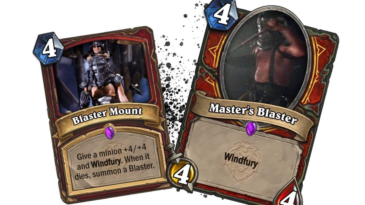 Hearthstone Mount like explained by Expert Blaster from Mad Max