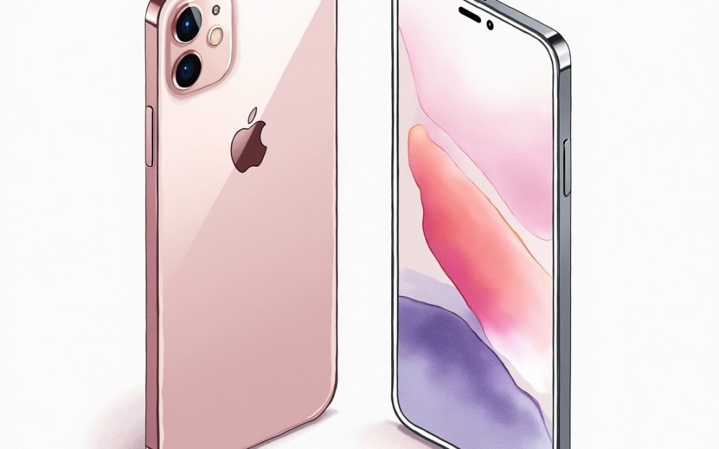 iPhone 18 smartphone shown from front and rear angles